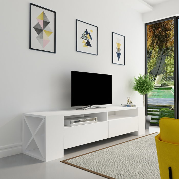 Hanah Home Soporte para TV Blanco